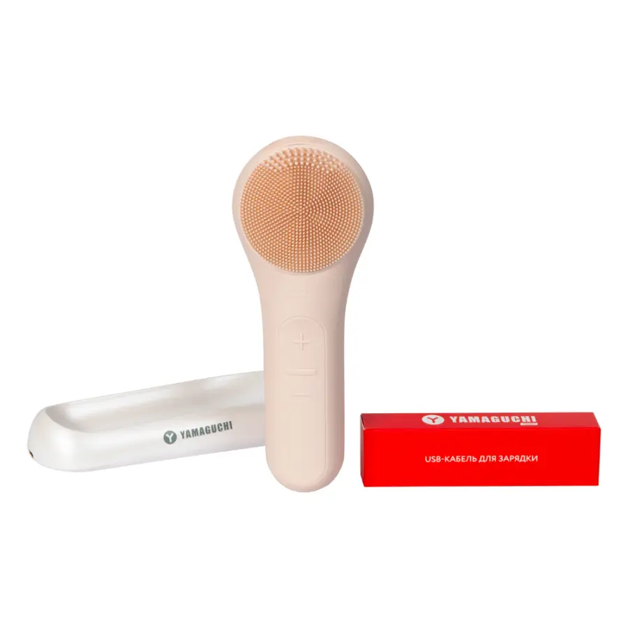 Прибор для очищения кожи и массажа лица YAMAGUCHI Silicone Cleansing Brush
